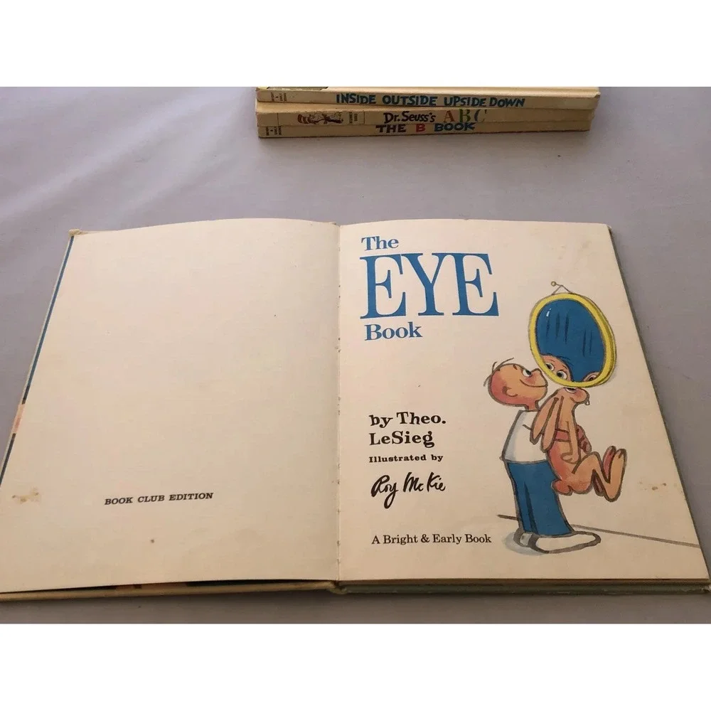 DR. SEUSS BOOK LOT‎ OF CHILDREN BOOKS! Beginner Books Bright Book Club Edition 4